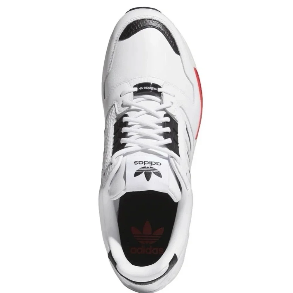 Adidas ZX 8000 JQ3445 White Black Red Spikeless Golf Shoes Mens 10 New With Tag